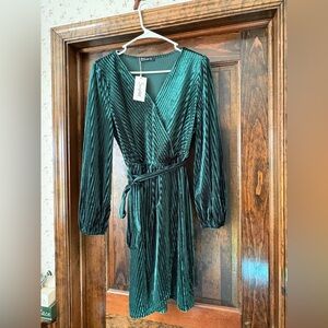 Emerald Green Velvet dress